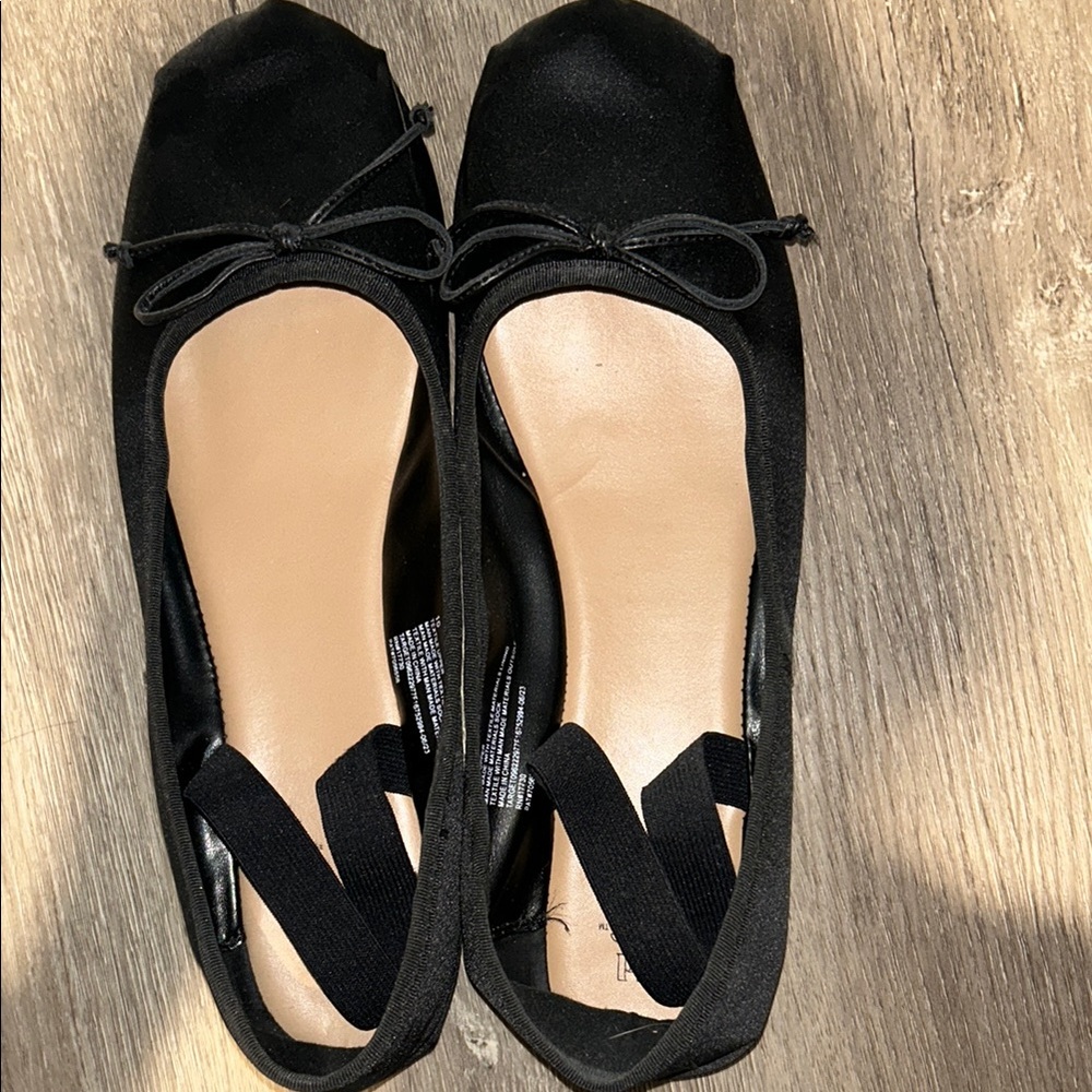 Target Black Ballet Flats with Bow